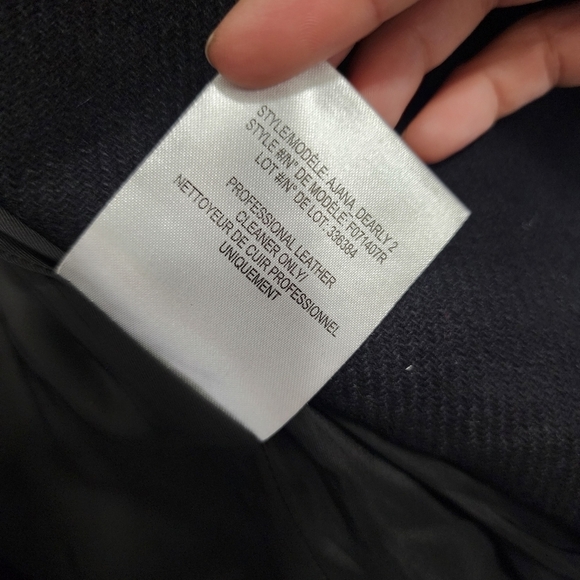 Theory Black Wool Double Breasted Loan Coat Peacoat Contrast Trim - Picture 12 of 12